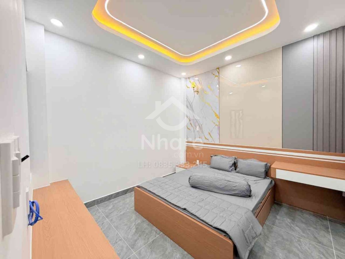 Nhà 4 tầng Khu Công viên Gia Phú hẻm 8m nhỉnh 7 tỷ