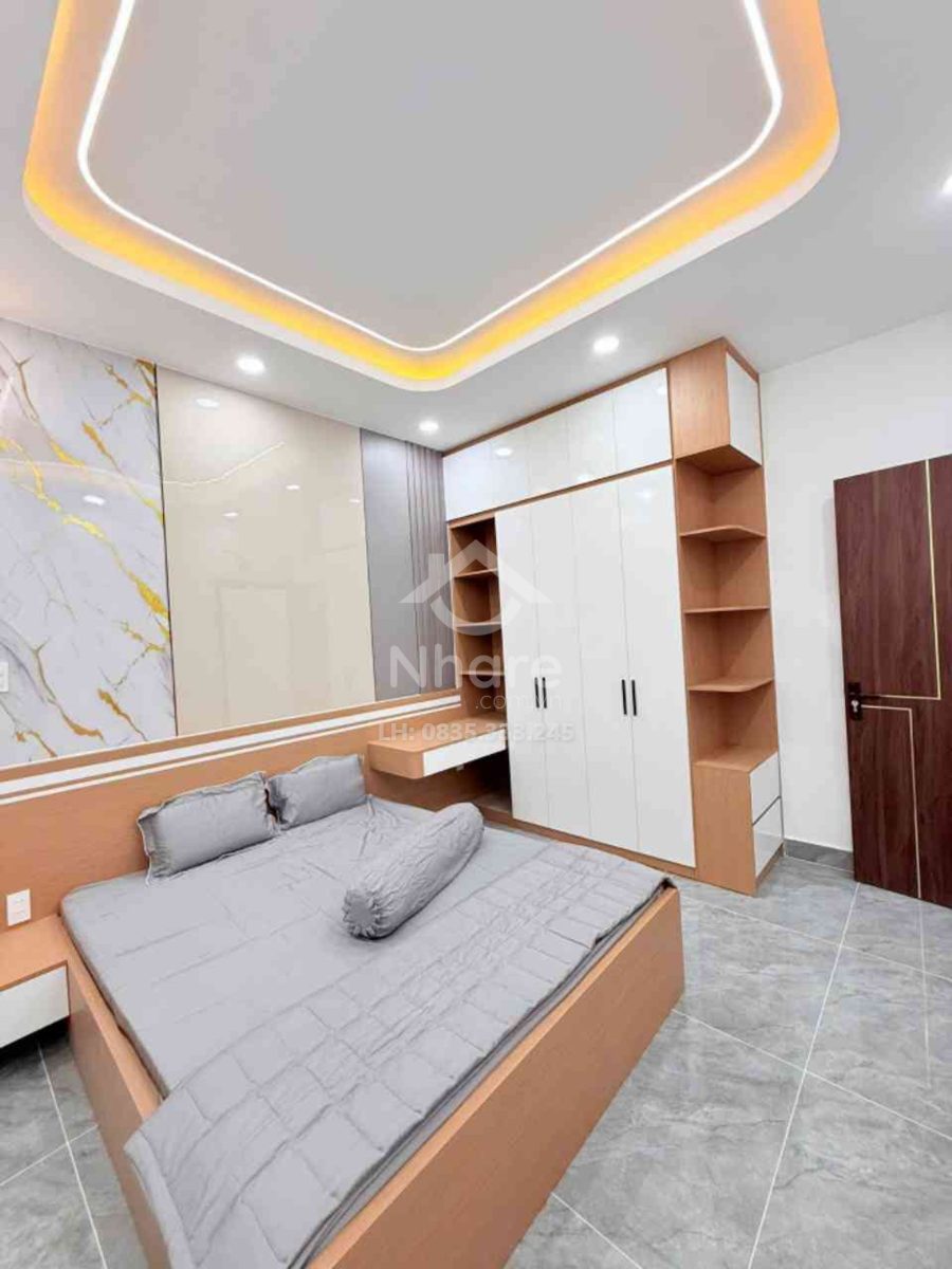 Nhà 4 tầng Khu Công viên Gia Phú hẻm 8m nhỉnh 7 tỷ
